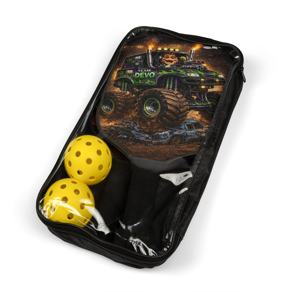 Team Devo Monster Truck Pickleball Paddle Kit