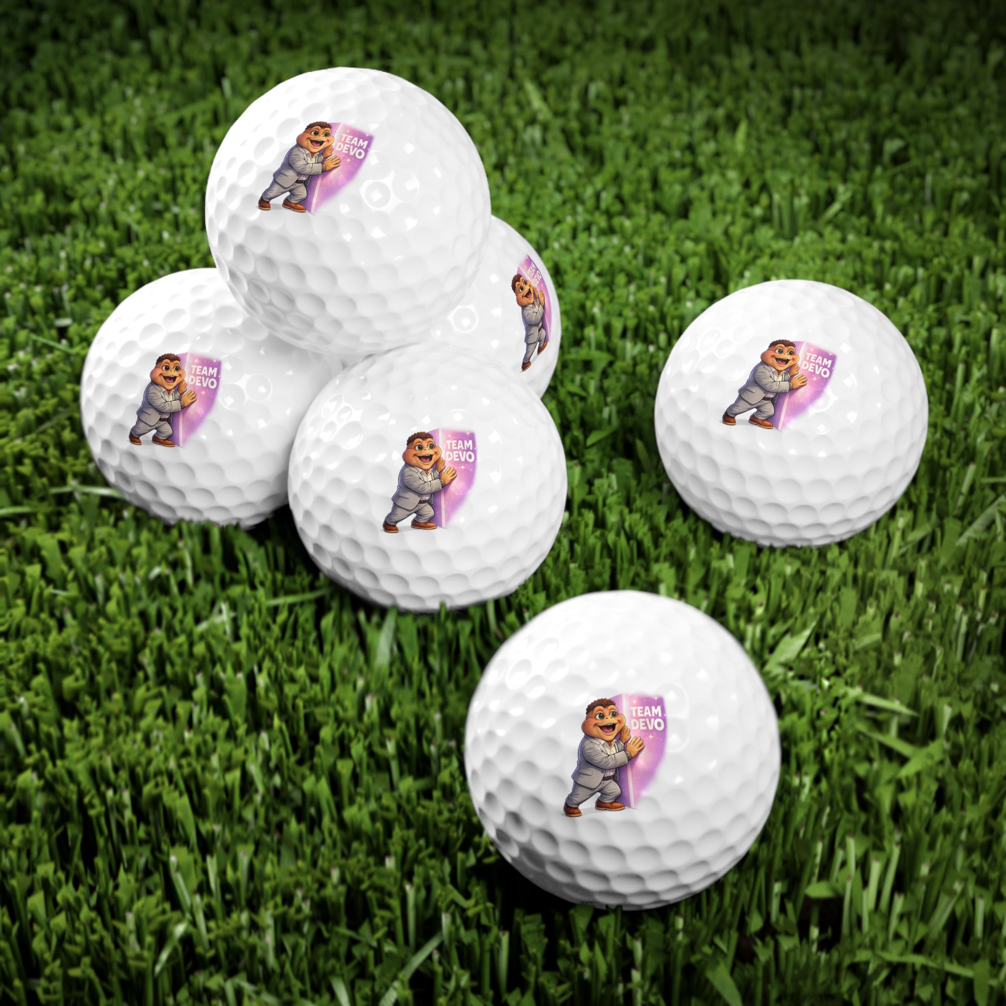 Team Devo Golf Balls, 6pcs