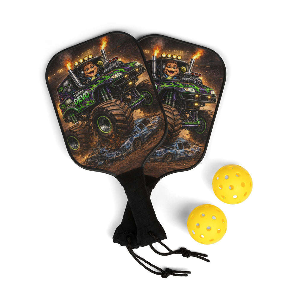 Team Devo Monster Truck Pickleball Paddle Kit